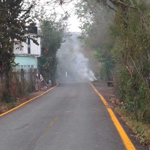 Persisten las quemas en San Martín Chalchicuautla

