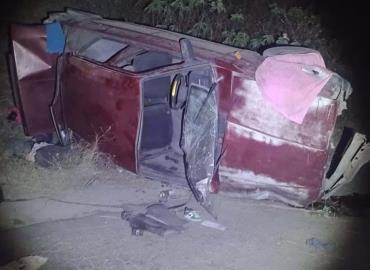 Chofer grave en accidente 