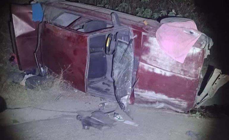 Chofer grave en accidente 