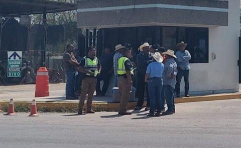 Productores se  manifestaron 
