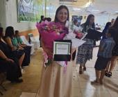 Isabel Moreno recibió el reconocimiento municipal