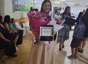 Isabel Moreno recibió el reconocimiento municipal