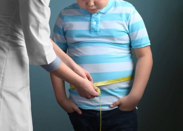 Hay muchos niños gordos
