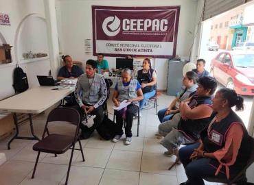 Reunión de Junta Distrital y Comité Municipal hubo