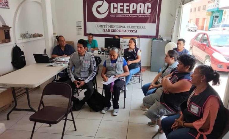 Reunión de Junta Distrital y Comité Municipal hubo
