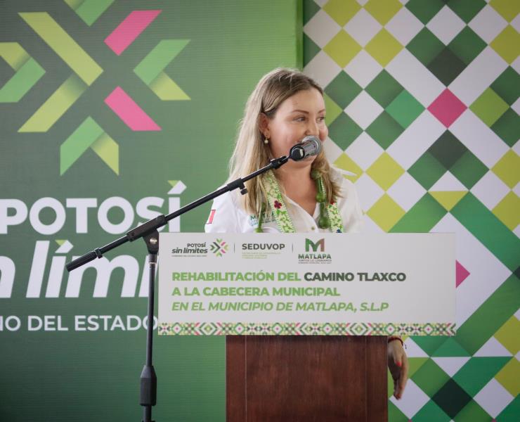 Marichuy continúa gestionando obras para Matlapa 

