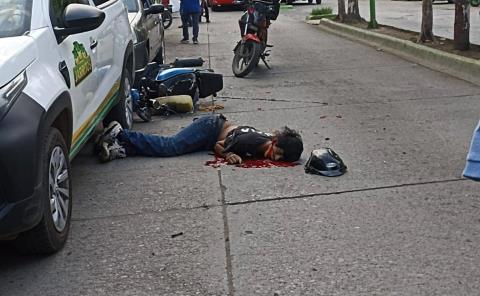 MURIÓ JOVEN EN MOTONETA EN EL BOULEVARD