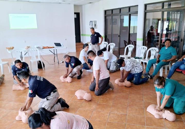 Recibió DSPyTM y PCM cursos de Primeros auxilios