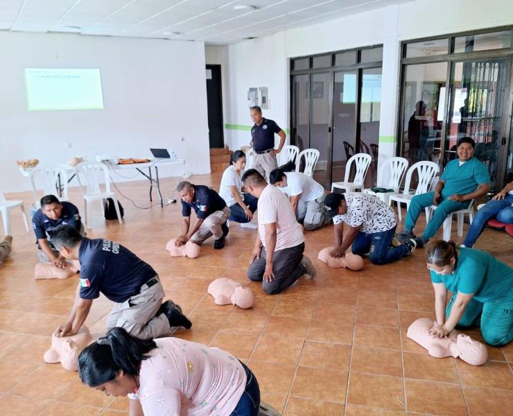Recibió DSPyTM y PCM cursos de Primeros auxilios
