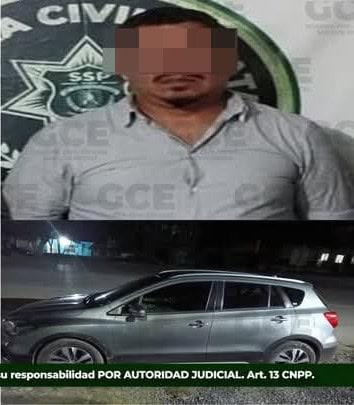 GCE asegura a conductor en Tamazunchale por manejo temerario