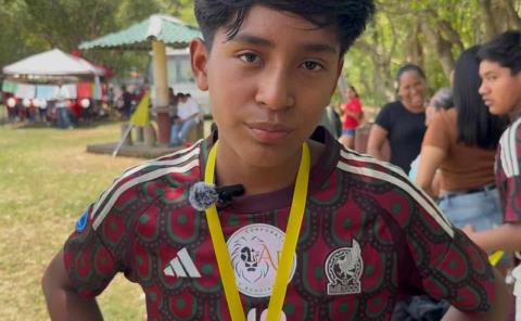 "Me siento muy bien": Jaciel Sánchez campeón infantil B