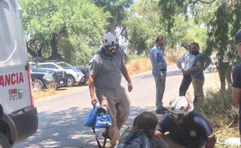 
Joven motociclista  herido en choque

