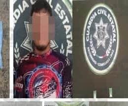 Cayó con dosis de cristal