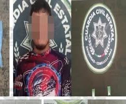 Cayó con dosis de cristal