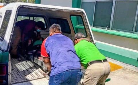 Motociclista lesionado