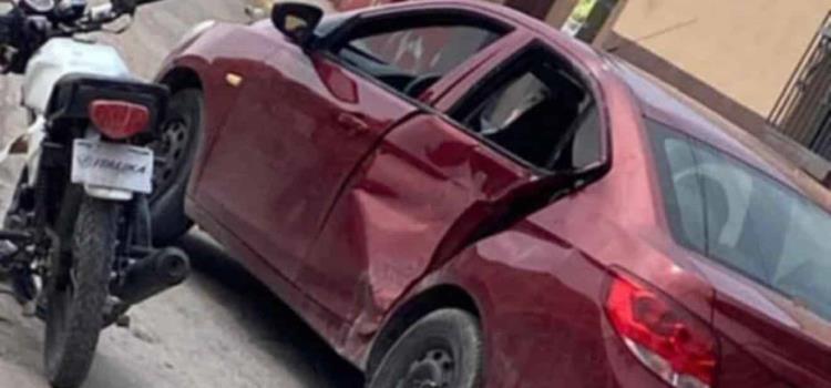 Colisionó contra una profesora Colisionó contra una profesora