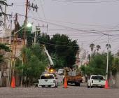 Fallas eléctricas en diversas colonias 