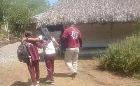 Menor es auxiliada por golpe de calor en Tampacán