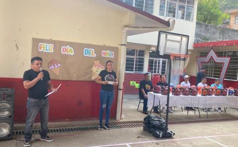 Primaria José Ma. Morelos de Aguazarca fomenta el deporte
