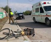 CICLISTA AGONIZA; FUE ATROPELLADO