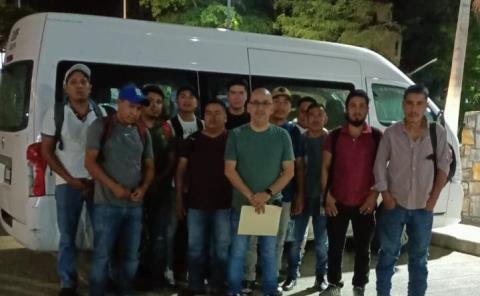 Trabajadores huastecos son seleccionados para laborar en Florida
