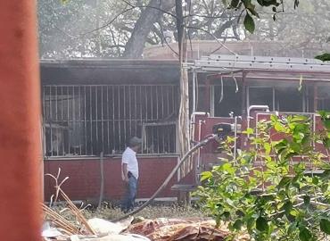 INCENDIO EN LA SECUNDARIA PAS