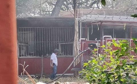 INCENDIO EN LA SECUNDARIA PAS