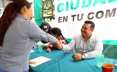 Autoridades municipales visitaron ejido El Coyote 
