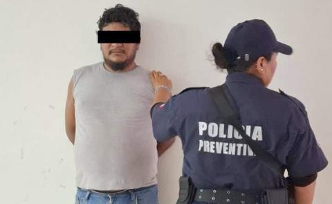Se embriagaba en la vía pública