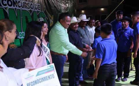 Entregaron reconocimientos a bandas ganadoras de XIV Concurso de Bandas