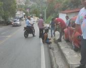 DOS HERIDOS EN ACCIDENTE