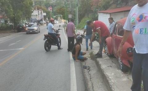 DOS HERIDOS EN ACCIDENTE