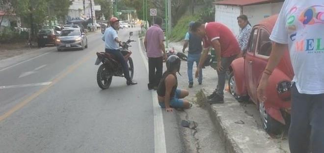 DOS HERIDOS EN ACCIDENTE