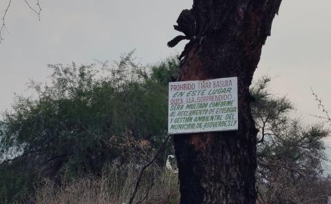 Basurero clandestino da un mal aspecto 

