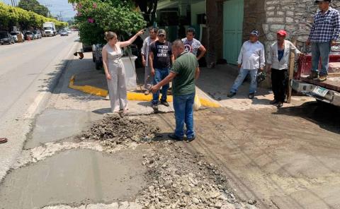 Inician trabajos de rehabilitación en la calle Allende, zona centro 

