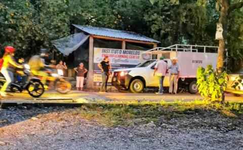 Choque deja daños materiales en la carretera Tamazunchale–San Martín