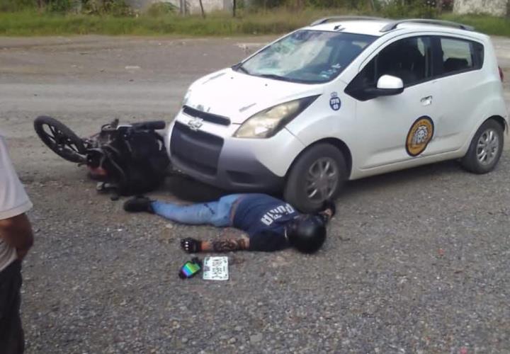 Motociclista grave tras accidente