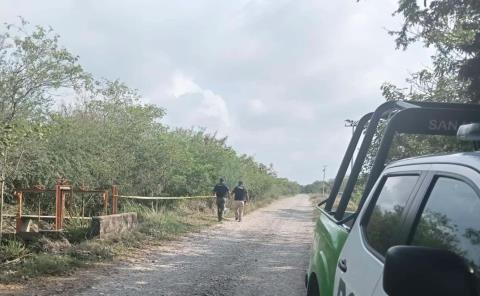 Hombre muerto en una brecha