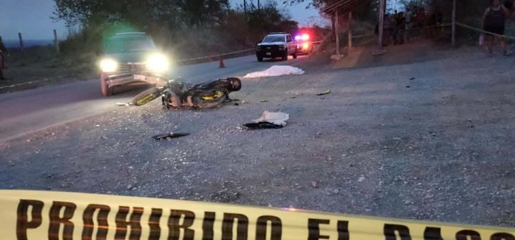 MOTOCICLISTA SE MATÓ EN CHOQUE MOTOCICLISTA SE MATÓ EN CHOQUE