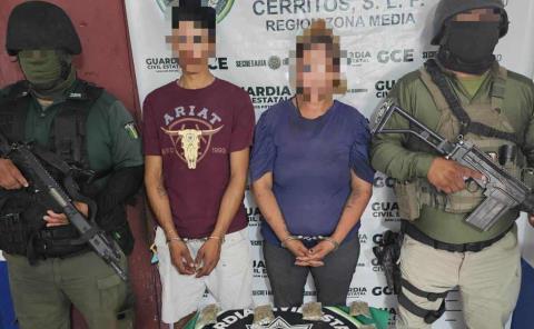 Pareja distribuidora de narcóticos cayó 
