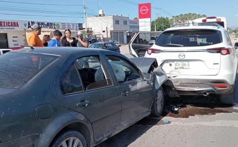POLICÍA LESIONADO DURANTE CHOQUE

