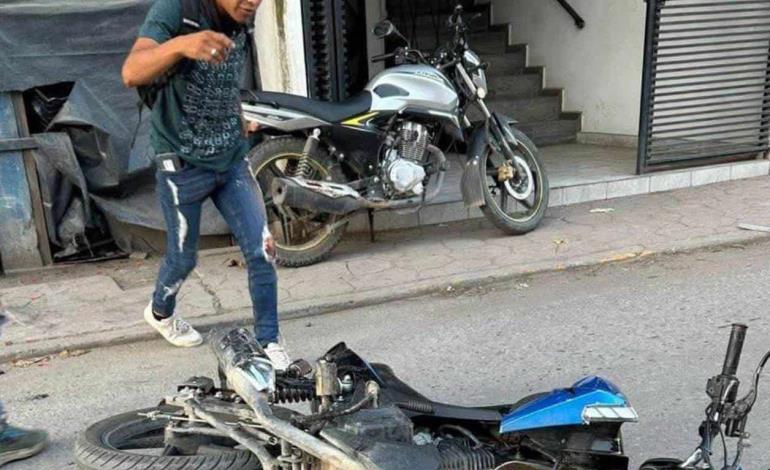 LESIONADOS 2 MOTOCICLISTAS       