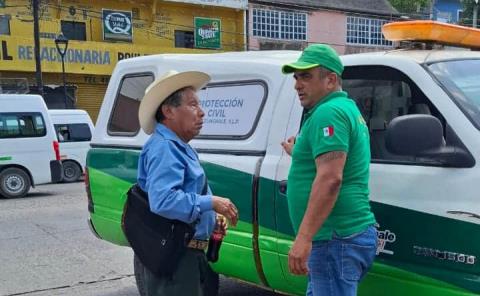 Auxilian a hombre de 74 años tras desmayo en el bulevar