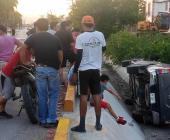 Ex jefe policiaco,  sufrió accidente