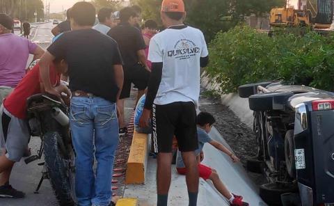 Ex jefe policiaco,  sufrió accidente
