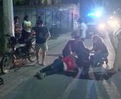 MOTOCICLISTA QUEDÓ  GRAVE EN CHOQUE
