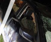 Volcó automóvil en carretera 70
