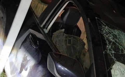 Volcó automóvil en carretera 70
