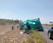 ¡Trailero herido!