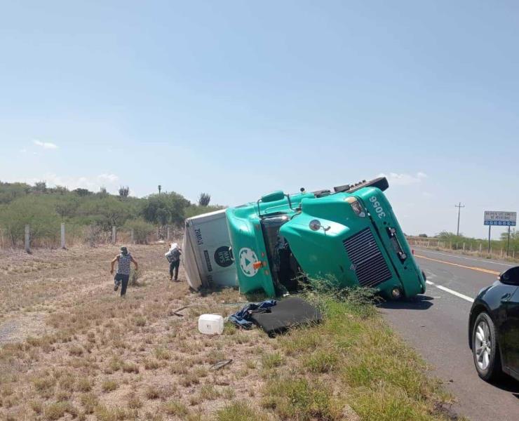 ¡Trailero herido!